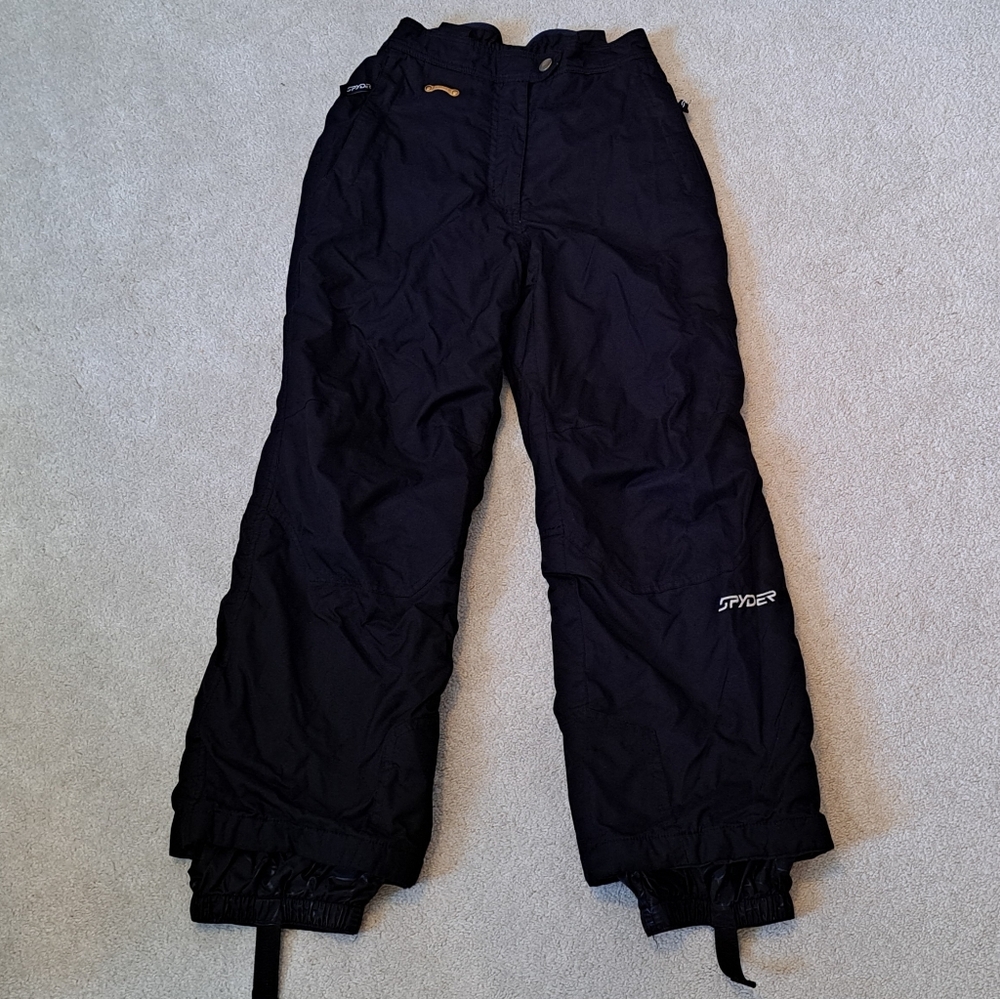 Spyder Insulated Black Snow/Ski Pants Youth Size 12